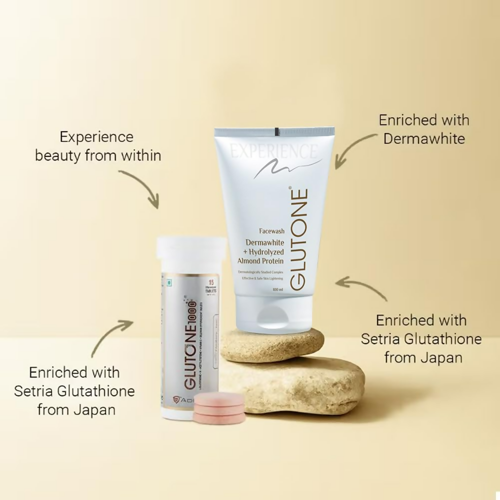 Glutone 1000 & Glutone Facewash Skin Brightening Combo