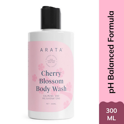 Arata Body Wash Nourishing Calming And Rejuvenating - Cherry Blossom