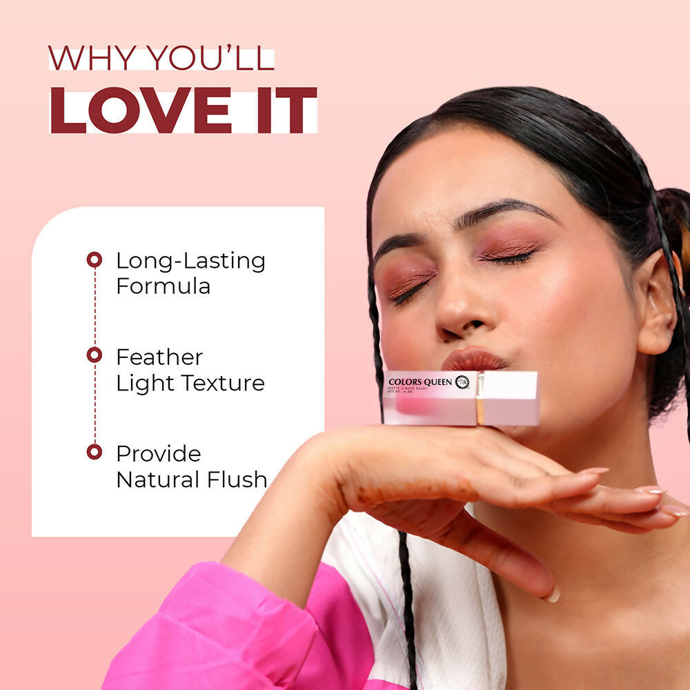 Colors Queen Matte Liquid Blush - Love