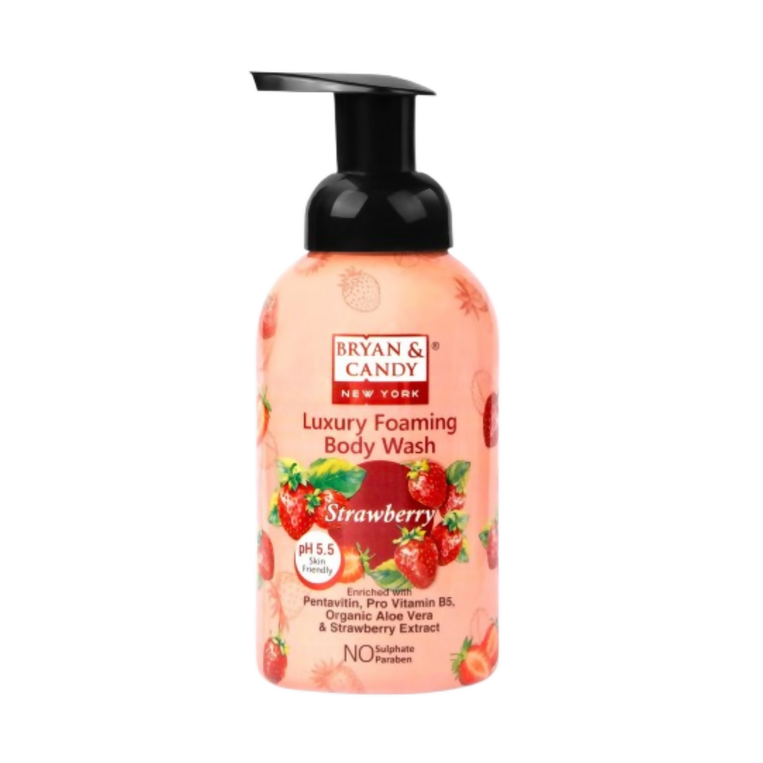 Bryan & Candy Luxury Foaming Body Wash - Strawberry