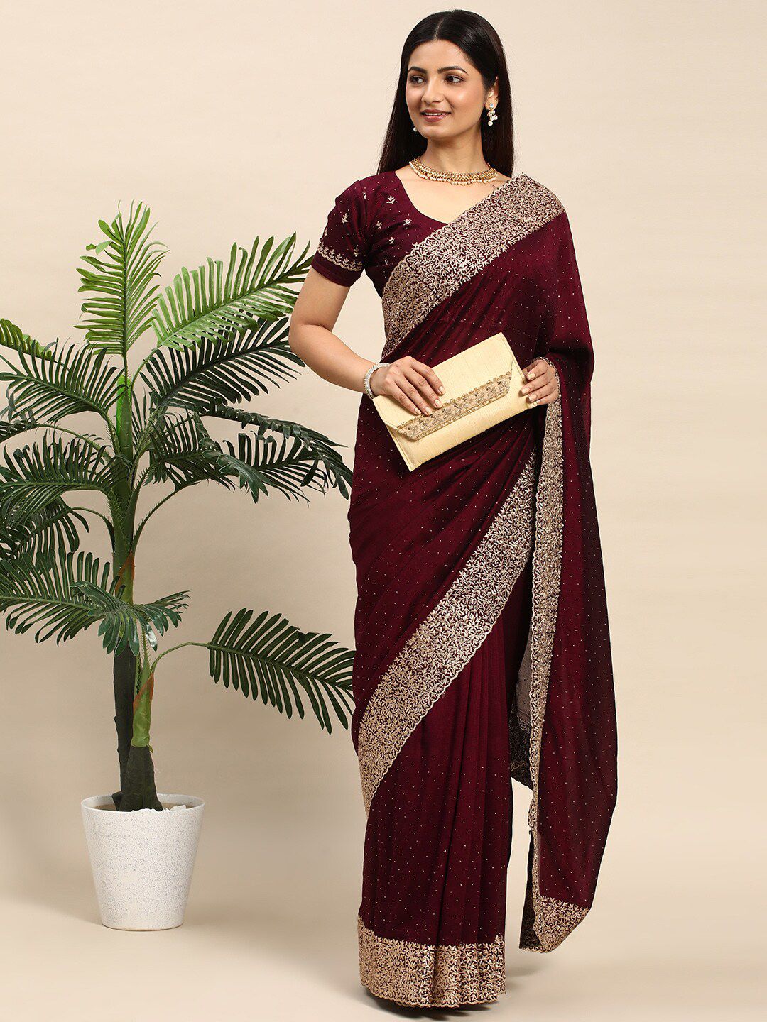 kasee Embellished Embroidered Designer Saree