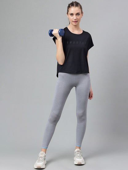 MKH Typography Printed Extended Sleeves Dri-FIT Relaxed Fit T-shirt