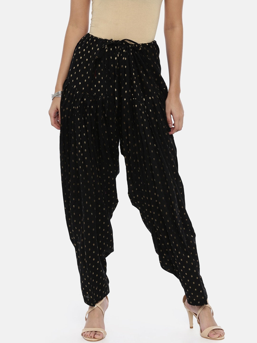 Souchii Black Woven Design Patiala