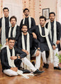 Raivat Ethnic Black Colour Art Silk Kurta Pajama With Matching Dupatta