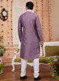 Raivat Ethnic Onion Pink Colour Art Silk Kurta Pajama With Matching Dupatta