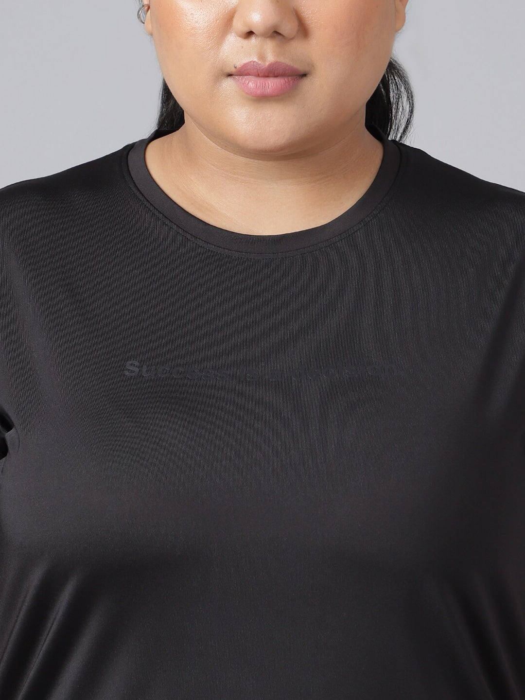 MKH Plus Size Drop-Shoulder Sleeves Dri-FIT Relaxed Fit Training T-shirt