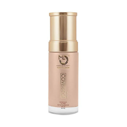Matt Look High Coverage Waterproof Oil Free Matte SPF 25 Foundation - Fair