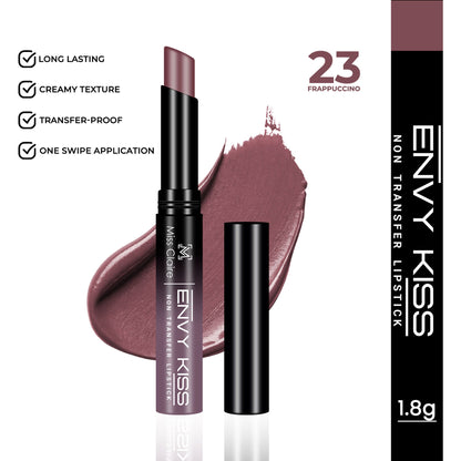 Miss Claire Envy Kiss Non Transfer Lipstick - 23 Frappuccino