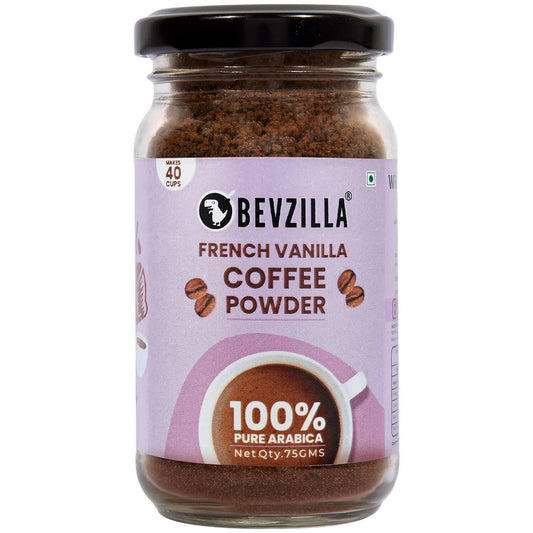 Bevzilla Instant Coffee Powder (French Vanilla Flavour)