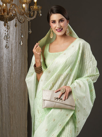 Saree Mall Woven Design Zari Silk Cotton Saree