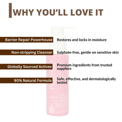 Perenne Sulphate Free Barrier Skin Repair Face Wash