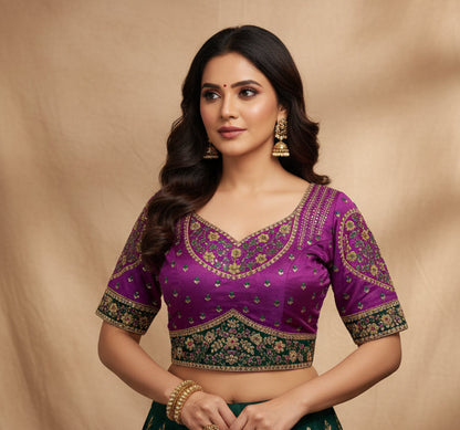 Purple blouse