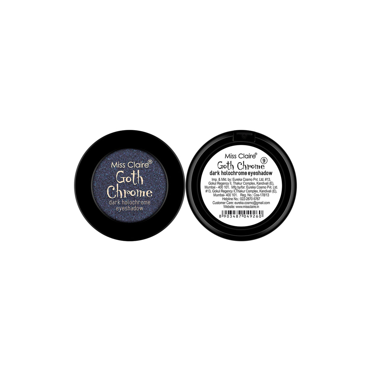 Miss Claire Goth Chrome Eyeshadow - 9
