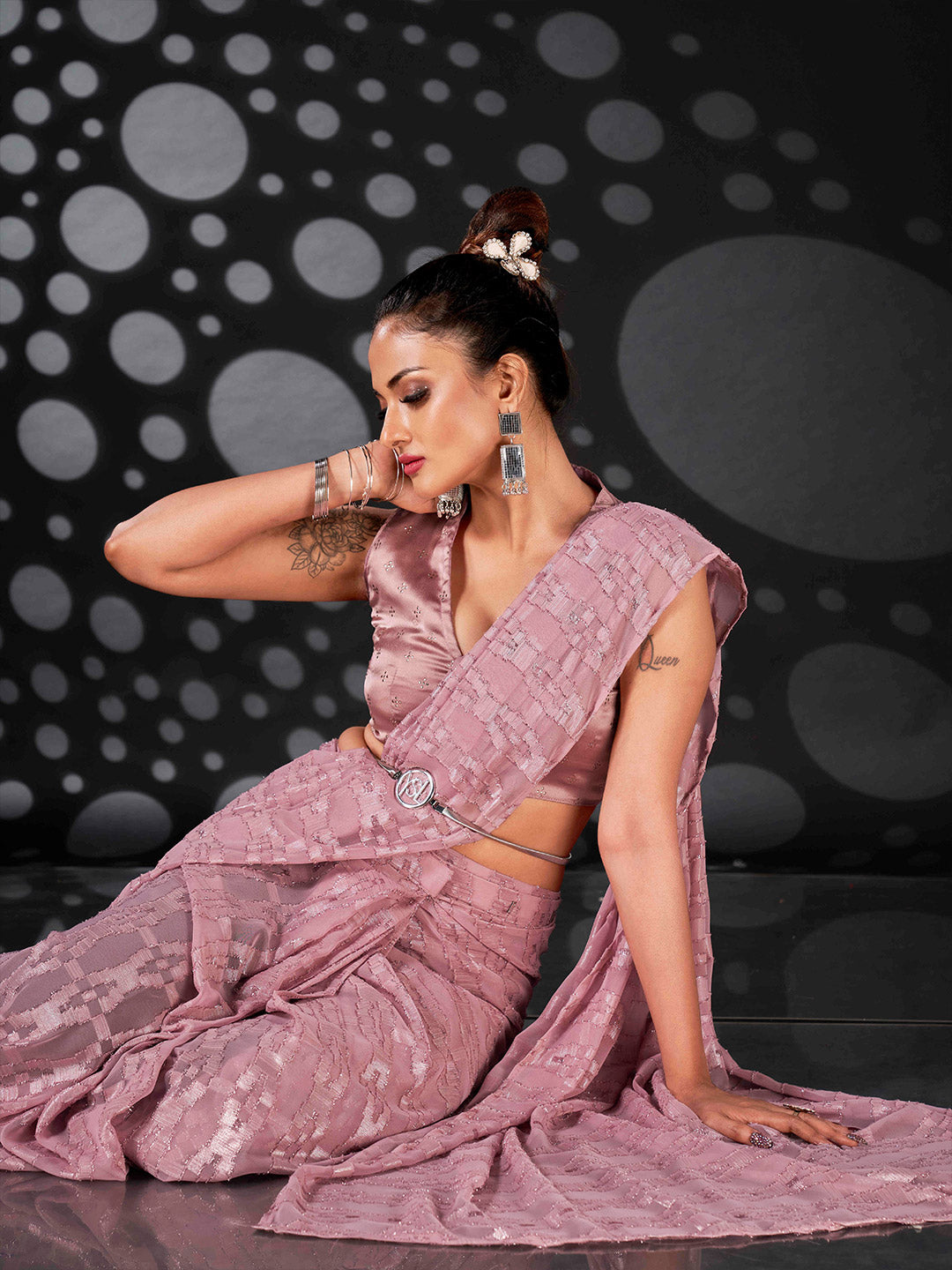 Tikhi Imli Embellished Saree