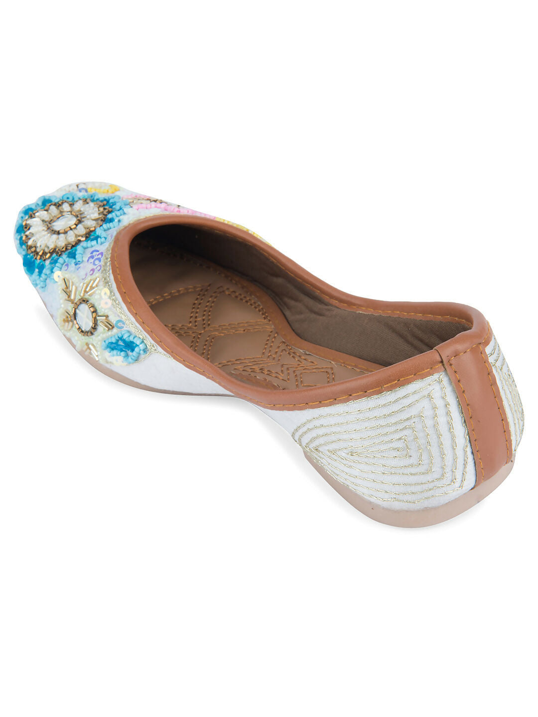 Desi Colour Women Indian Ethnic Footwear-Heavy Emb -8