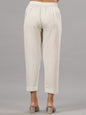 Juniper Woemen Natural Rayon Flex Solid Pants