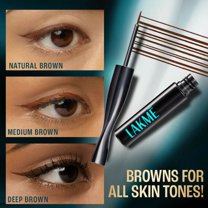 Lakme 9 To 5 Eyeconic Liquid Eyeliner - Natural Brown