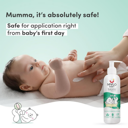 Mylo Baby Lotion Long Lasting 24 Hours Moisturization Soothes Dryness
