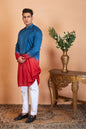 Radical Marino Ombre Kurta With Flap by Hilo Design