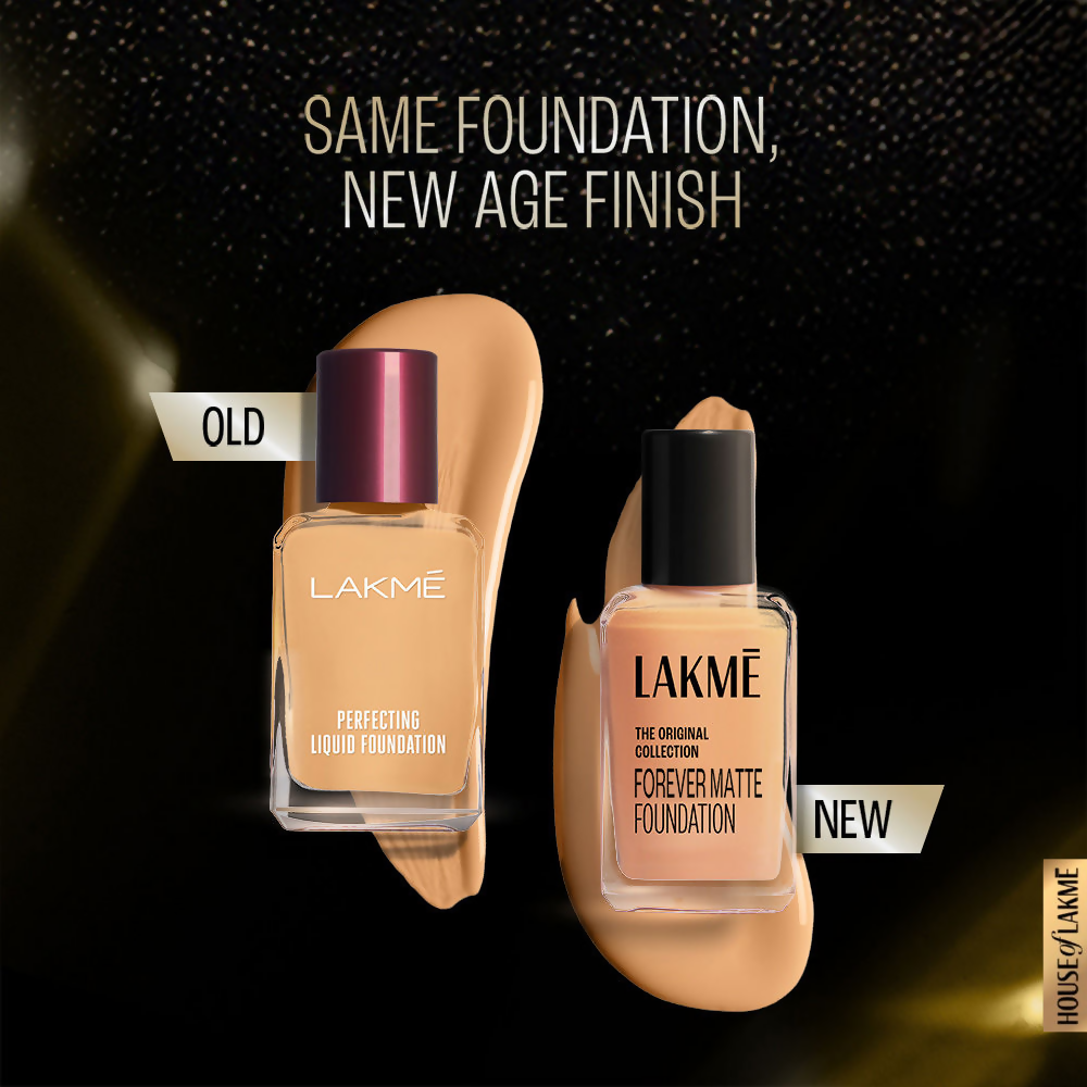 Lakme Forever Matte Foundation For Superior Coverage - Resist Pearl