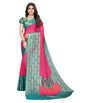 Vamika Pink Chiffon Brasso Bollywood Style Woven Saree (DIMPLE PINK)