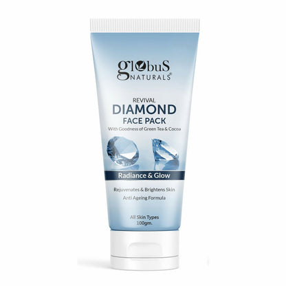 Globus Naturals Revival Diamond Face Pack, Natural & Ayurvedic Formula