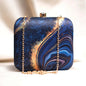 Joban Fashion Printed Mdf Clutch - Blue