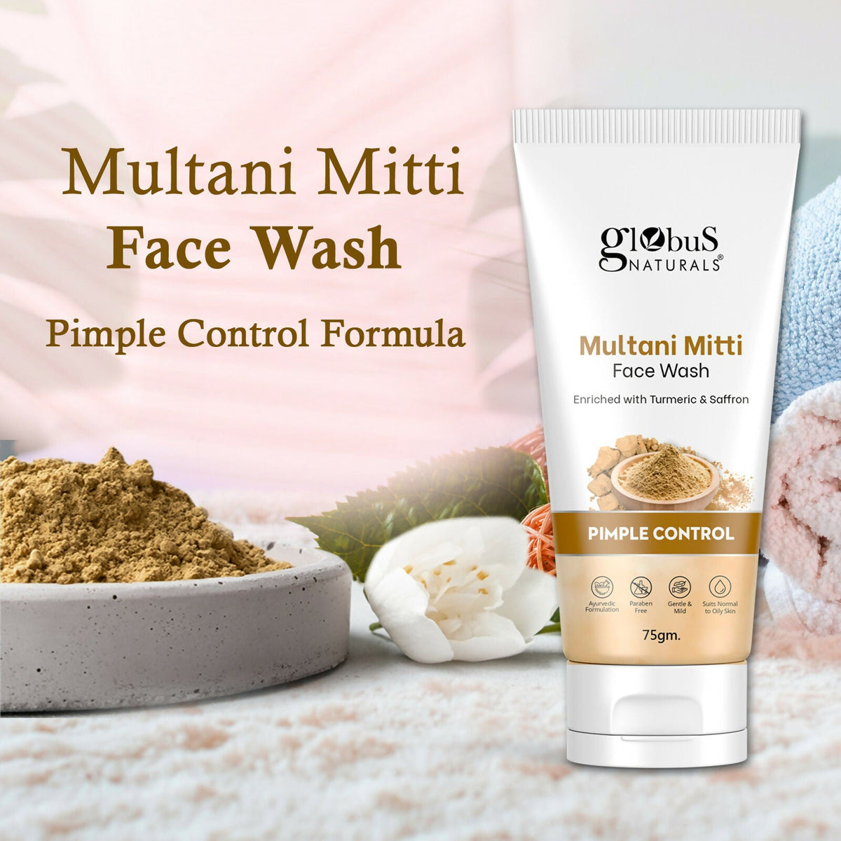 Globus Naturals Multani Mitti Face Wash