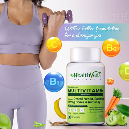 Health Veda Organics Multivitamin for Women Tablets For Women