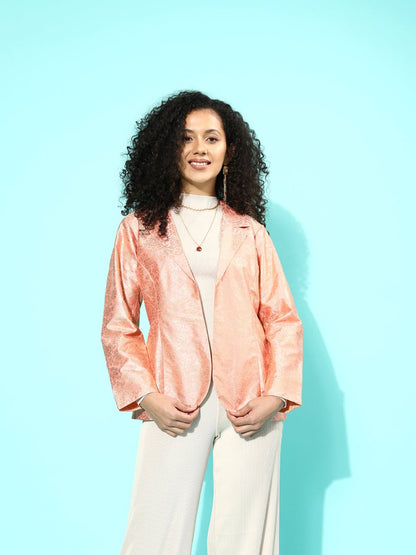 Ahalyaa Women Printed Blazer