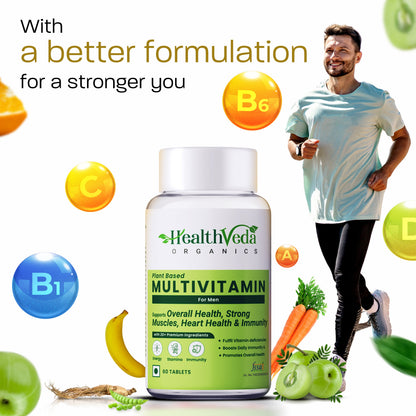 Health Veda Organics Multivitamin for Men Tablets