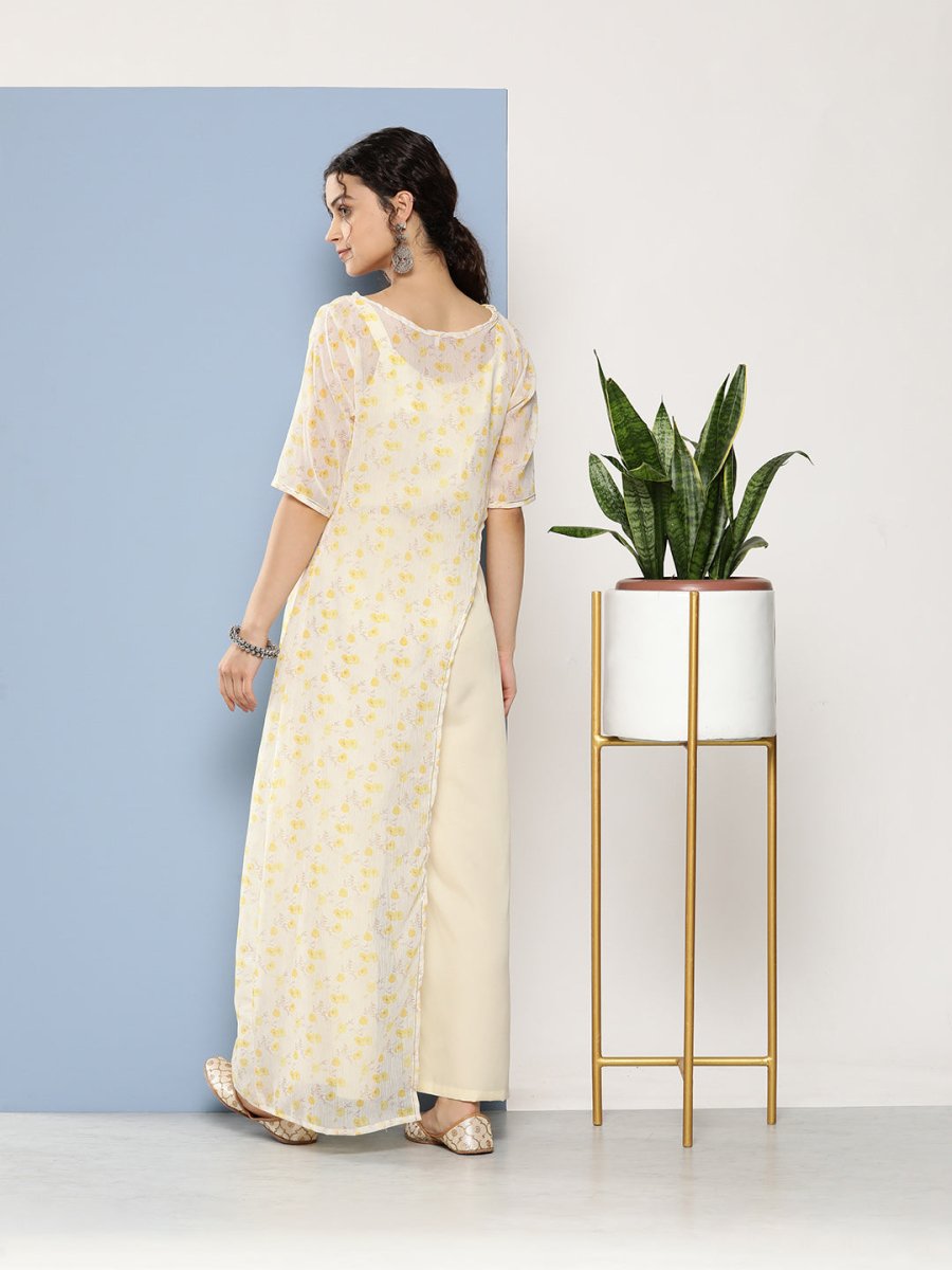 Ahalyaa Printed Waist Tie-Ups Basic Jumpsuit