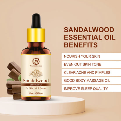 Nuerma Science Sandalwood Essential Oil For Skin & Hair