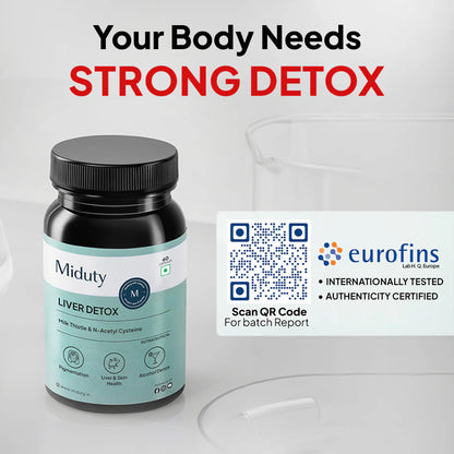 Miduty by Palak Notes Liver Detox Capsules