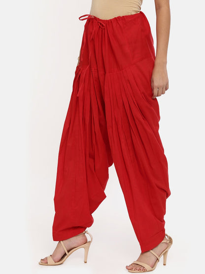 Souchii Red Solid Patiala