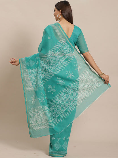 Saree Mall Ethnic Motifs Printed Banarasi Sarees