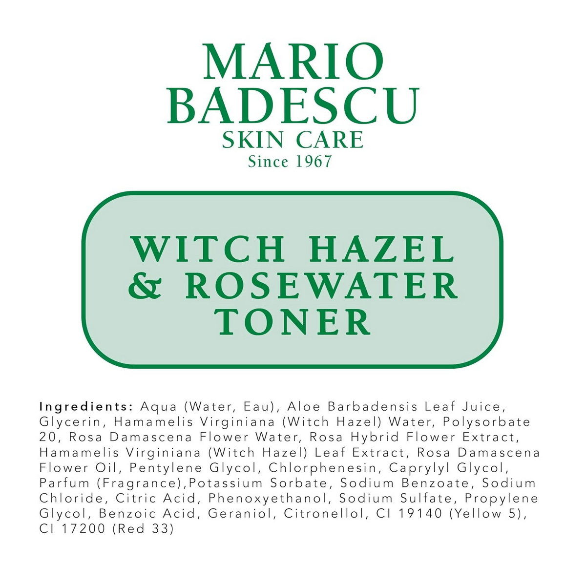 Mario Badescu Witch Hazel Toner