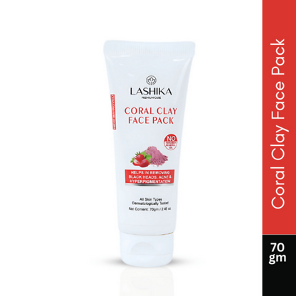 Lashika Coral Clay Face Pack