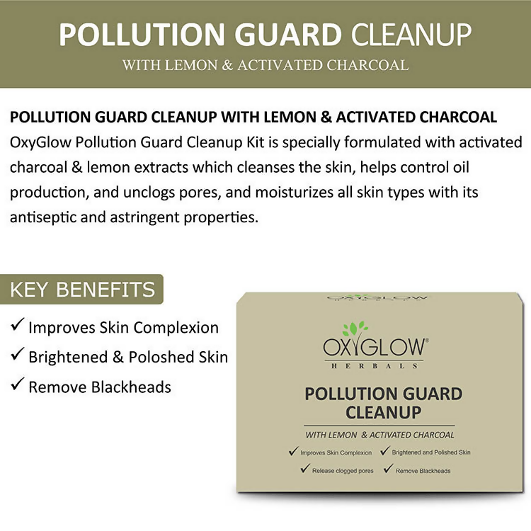 Oxyglow Herbals Pollution Guard Cleanup Kit