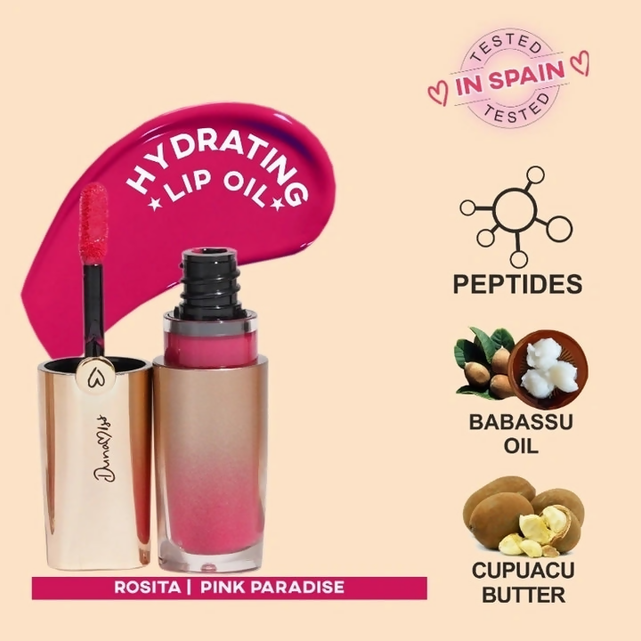 Dunamiss Rosita Hydrating Tinted Lip Oil Pink Paradise