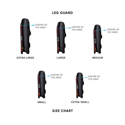 Moonwalkr Leg Guard 2.0 Cricket Batting Pads - Black (Extra Small)