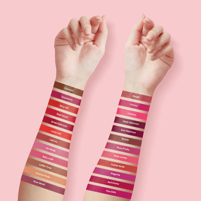 Colors Queen Hold Up Full Day Non Transfer Lipstick - Bridal Mehroon