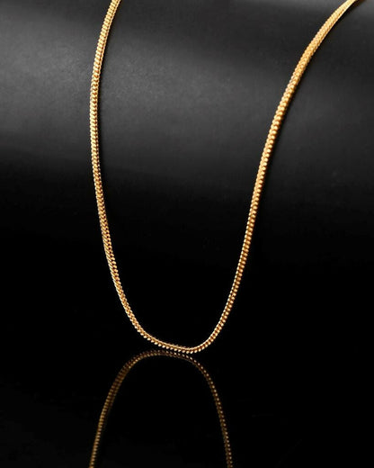 VOJ Gold-Polished Snake Chain For Women
