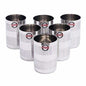 Stainless Steel XL-Big Glass -  Pack of 6