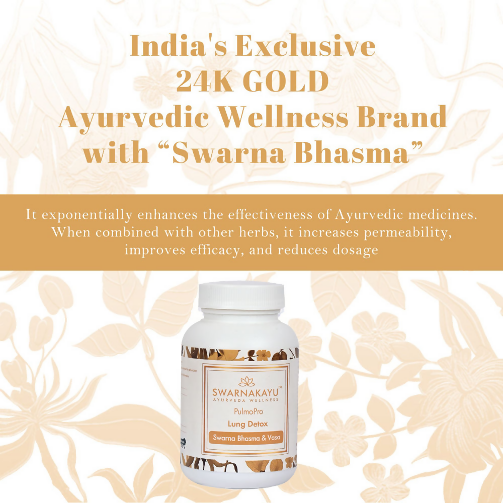 Swarnakayu Pulmo Pro Tablets � Herbal Supplement for General Wellness