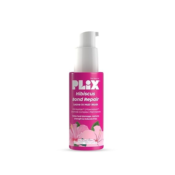 PLIX The Plant Fix Hibiscus Bond Repair Leave In Hair Mask