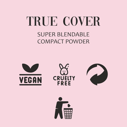 Matt Look True Cover Super Blendable Compact Powder - Almond Beige