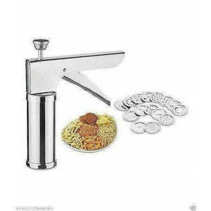 Stainless Steel Kitchen Press Maker with 12 Pieces