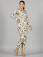 Juniper Women Green Rayon Printed Clothing Set