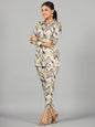 Juniper Women Green Rayon Printed Clothing Set